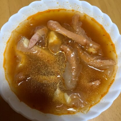 最近韓国料理にハマっています。
トッポギ、キムチ最強　
温まるワイワイ鍋♡♡♡